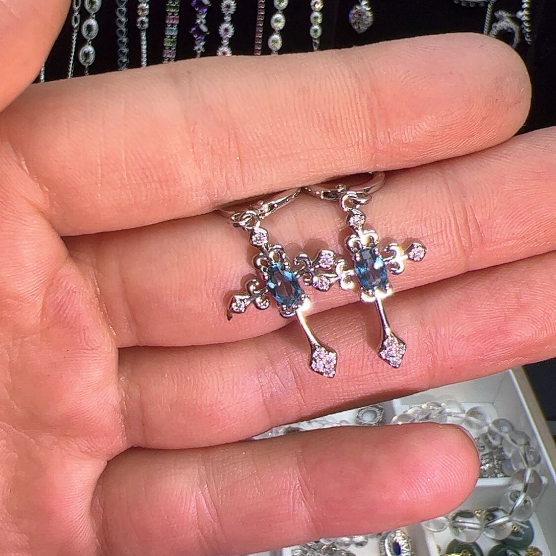 紫晶珠宝半成品银S925镶嵌