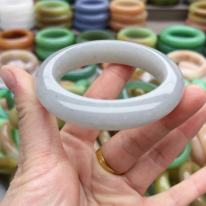 未镶嵌手镯（圆镯）石英质玉可***⊂