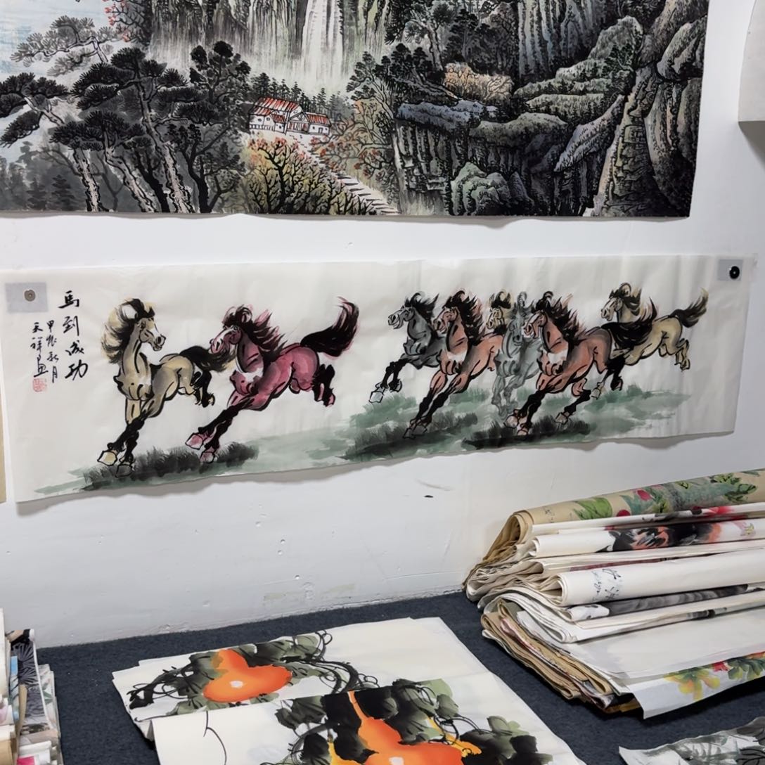 国画晓彤美术馆直播间