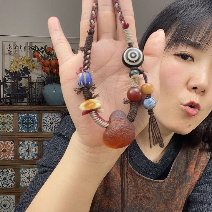 未镶嵌蜜蜡项链项链