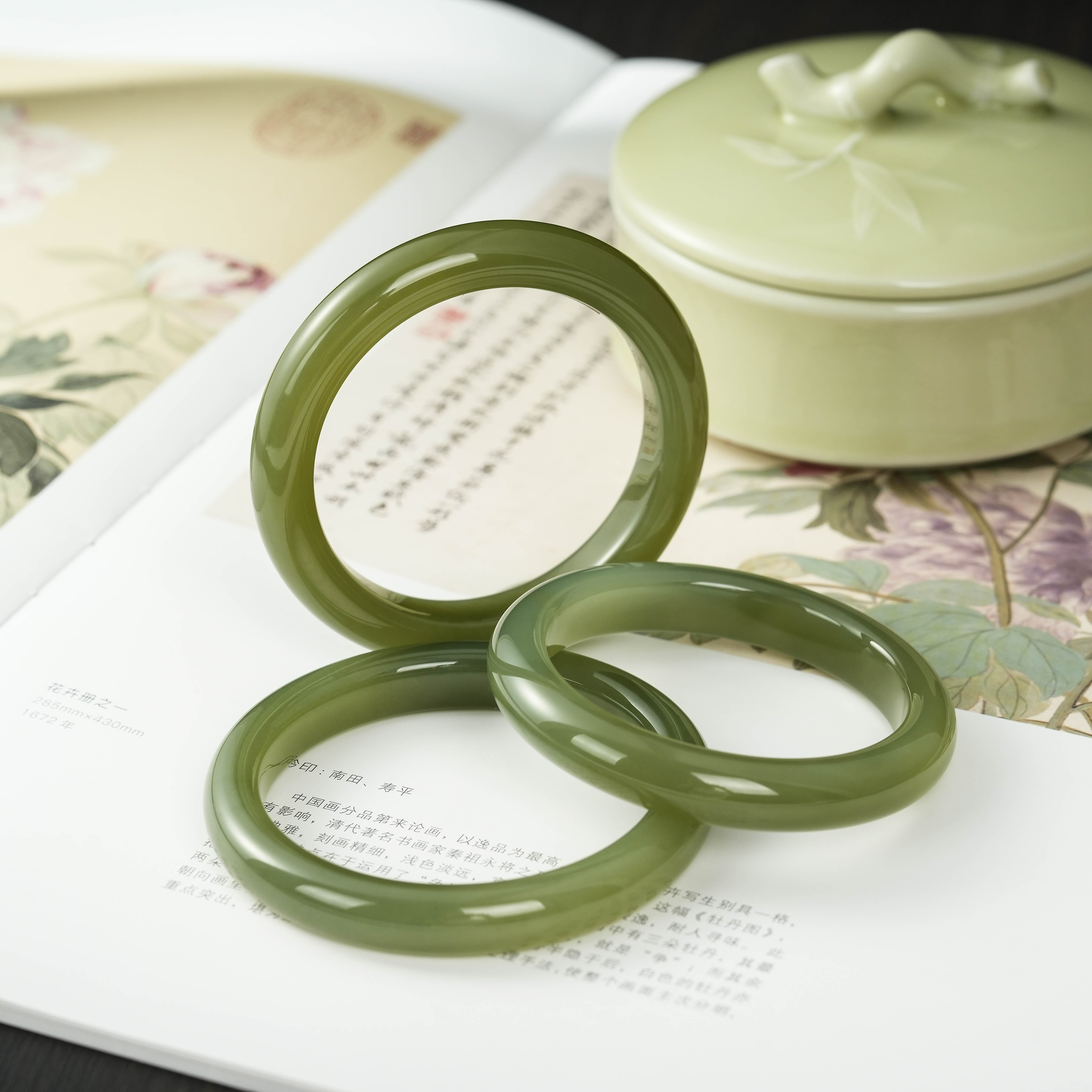 【云上好物】和田玉手镯-多样性发其一-10×7mm-DS22465（WJ）