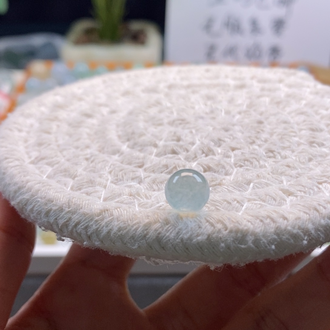 翡翠散珠天然翡翠圆珠8.3