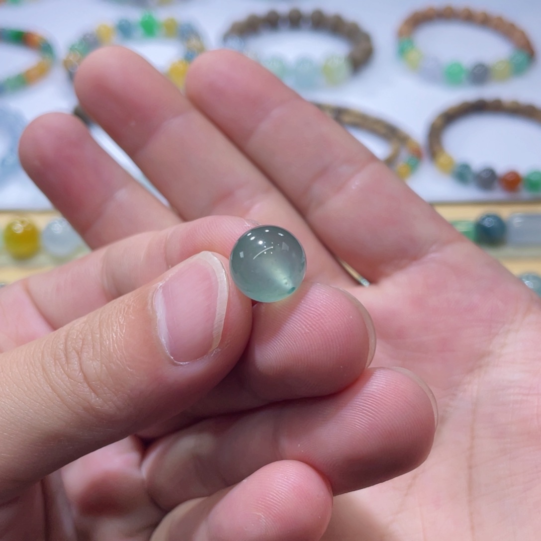 未镶嵌手链翡翠冰绿