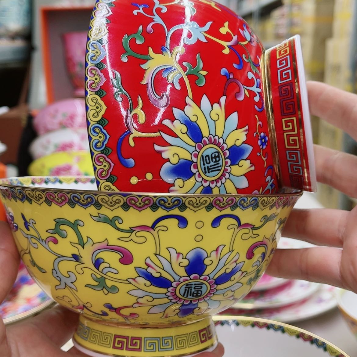 【闪购商品】珐琅6寸2个…………………………