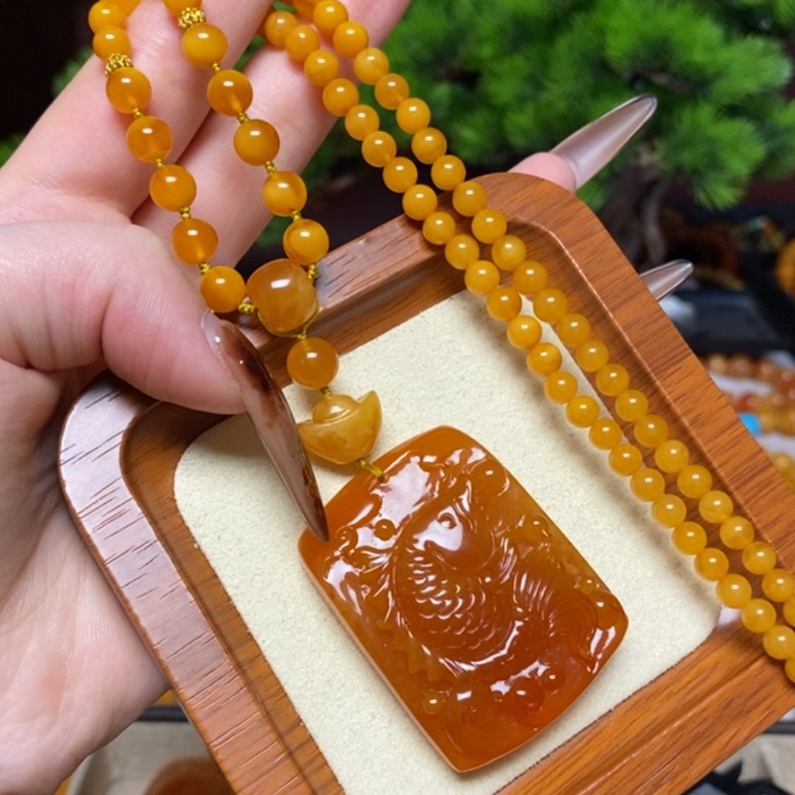 【闪购商品】蜜蜡颈饰未镶嵌