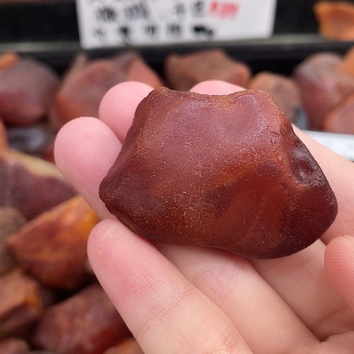 裸石琥珀未镶嵌花蜡全皮百搭