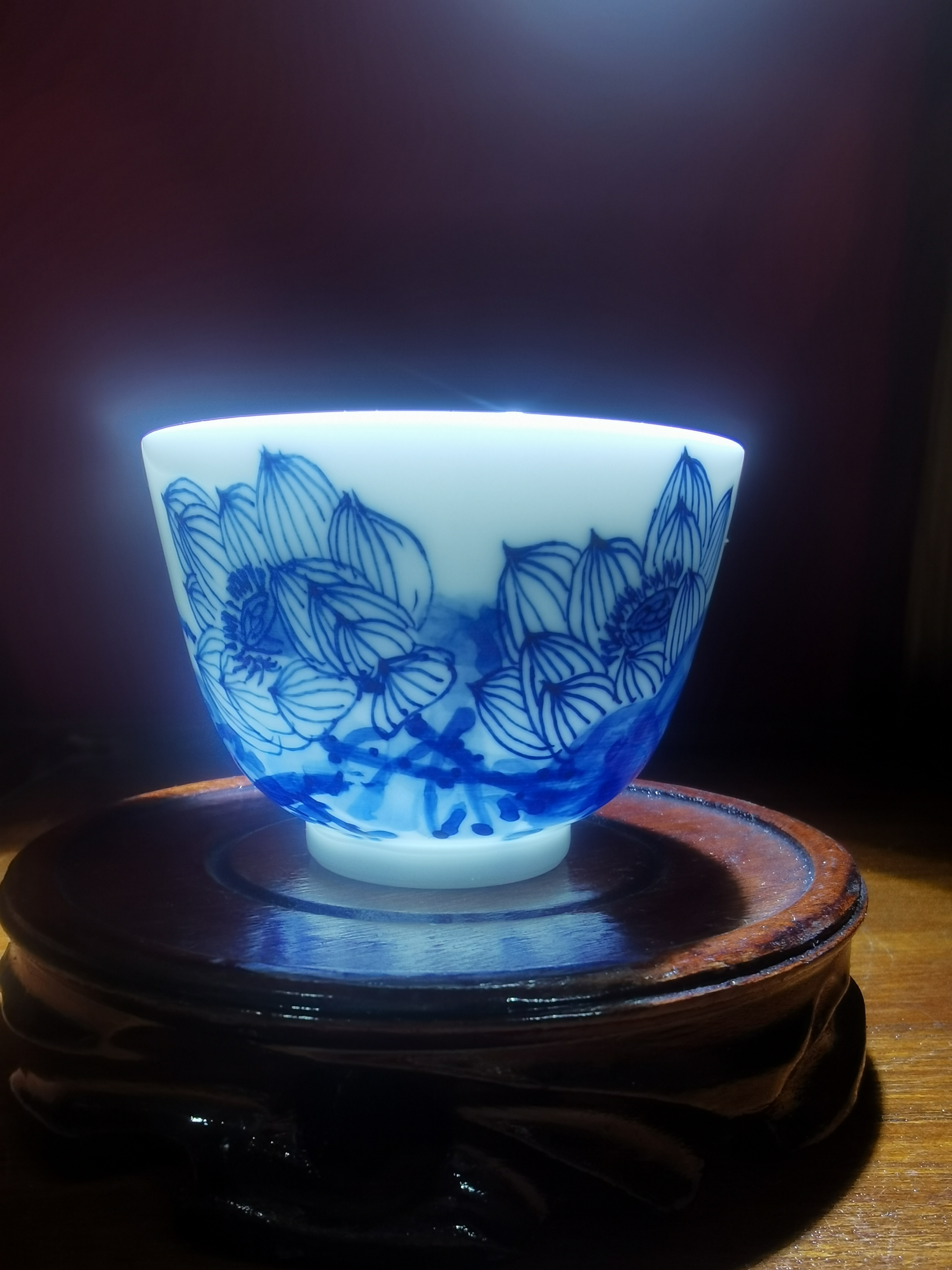 张学鸿老师作品荷花约60-70CC