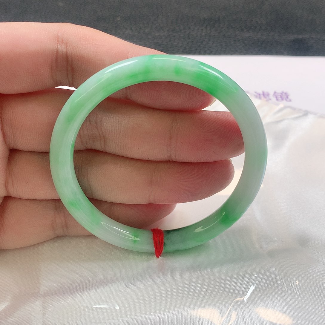 未镶嵌手镯（圆镯）翡翠304号