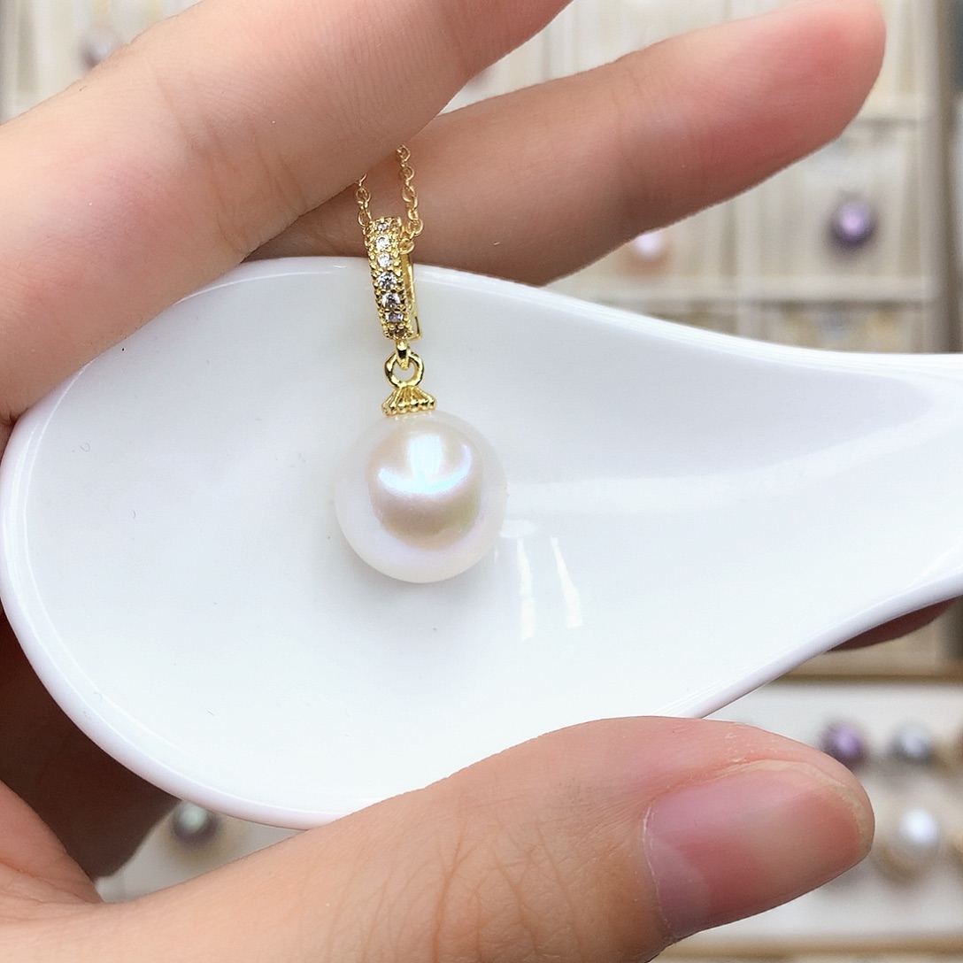 淡水珍珠颈饰合金