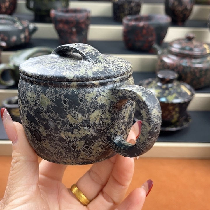多****宝天然梅花玉茶壶茶壶