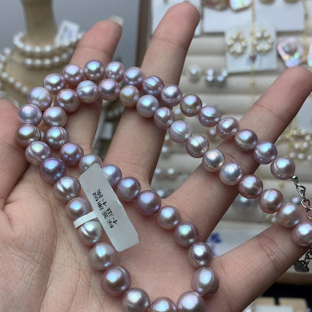 淡水珍珠8-9未镶嵌x2项链