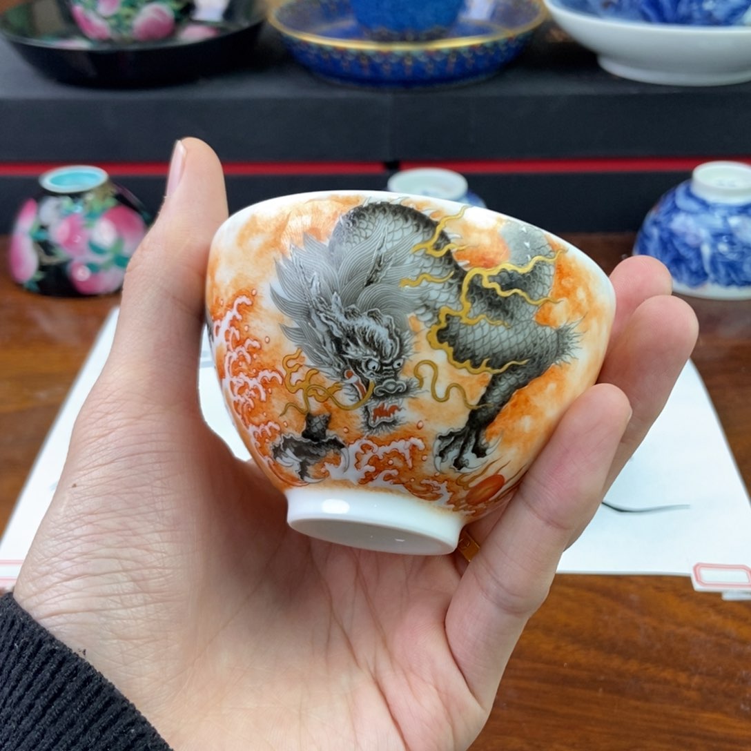 杯景德镇手绘陶瓷艺术
