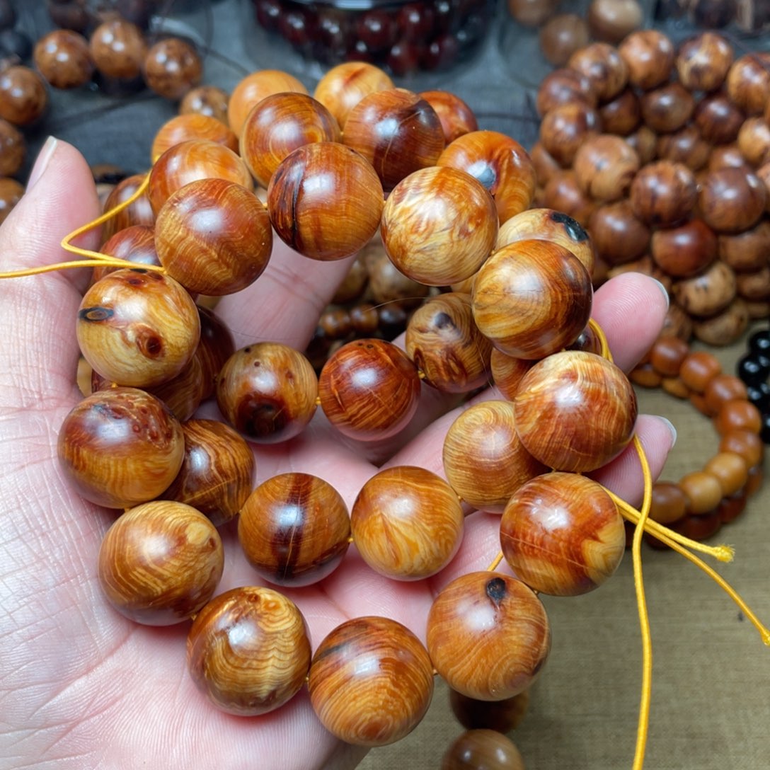 柏木无事牌2.0太行崖柏陈化高油树头瘤疤瑕疵珠