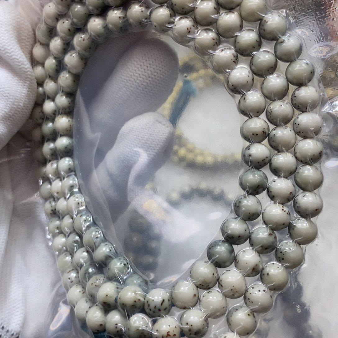 星月菩提手串石玉7圆