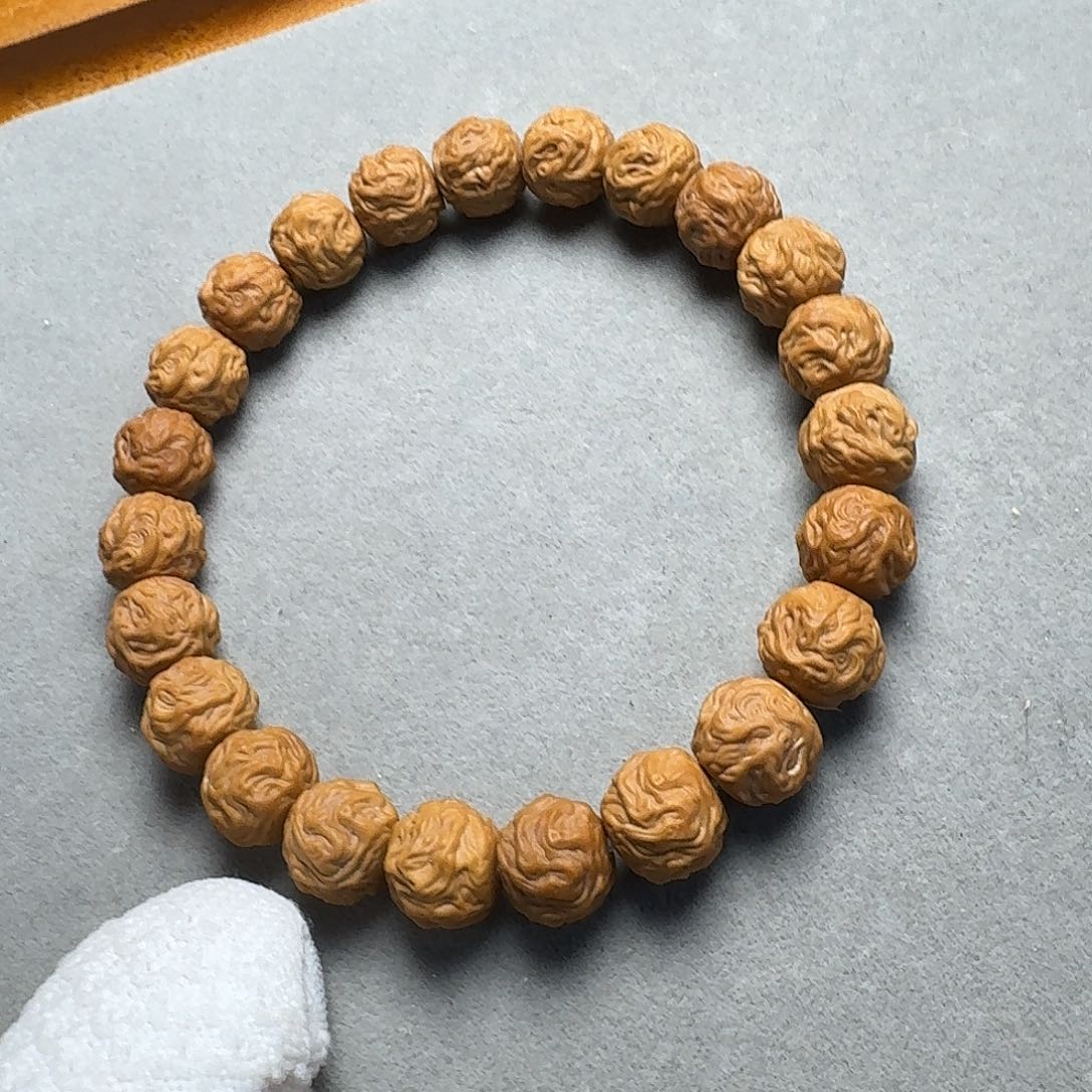 猴头核桃手串游龙珠单圈