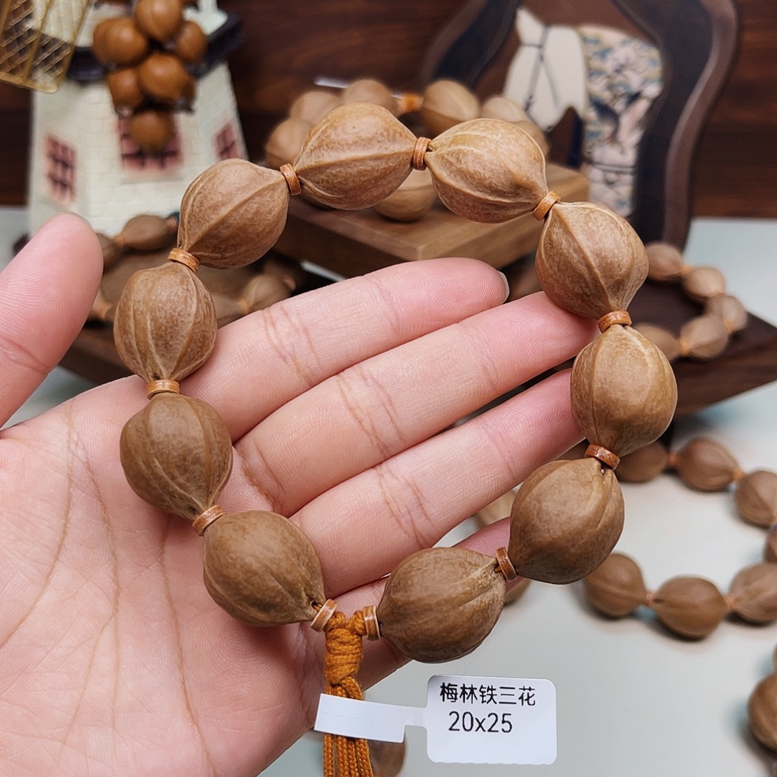 A***g手串橄榄核梅林铁核2025