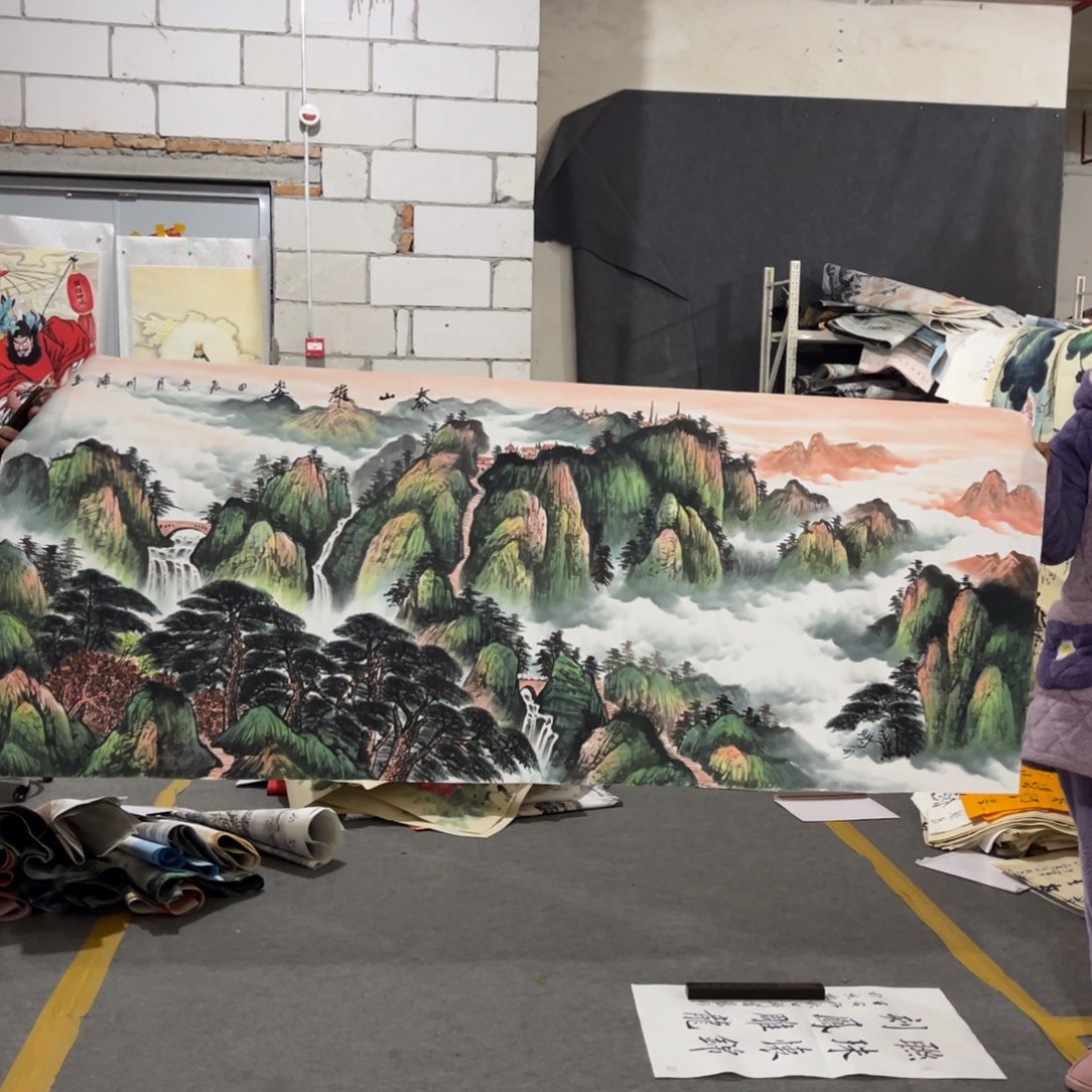 国画书法作品多次绘画作品