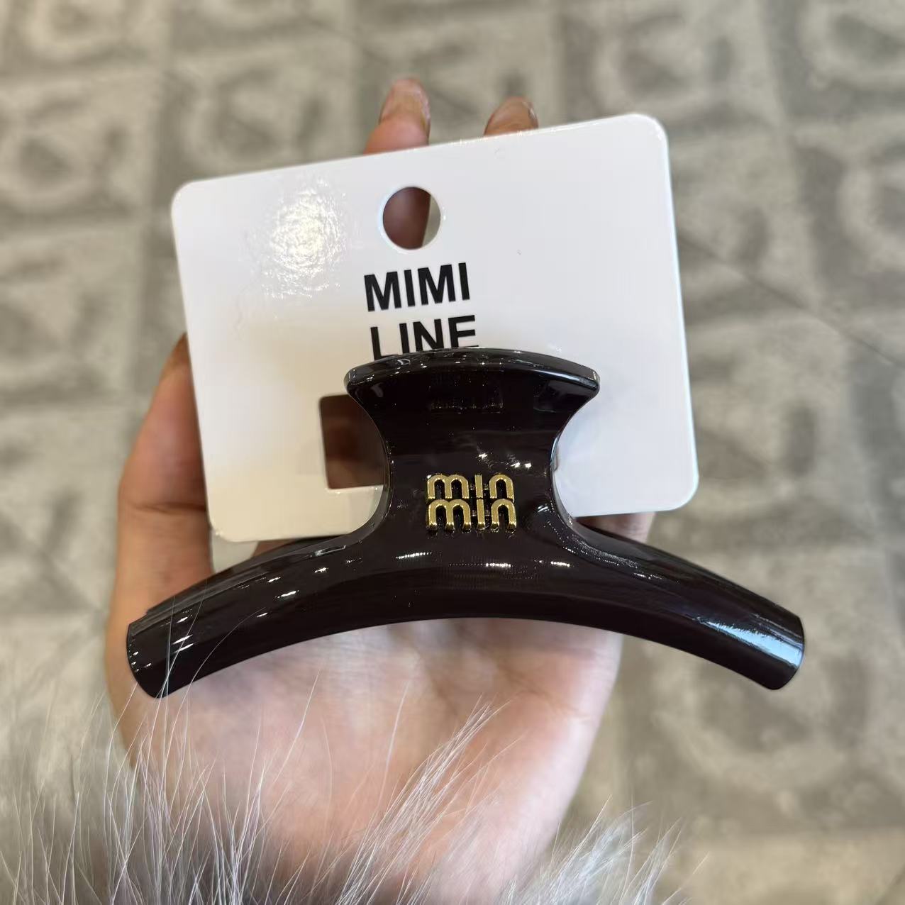 MIMILINE气质经典韩版百搭简约11公分抓夹