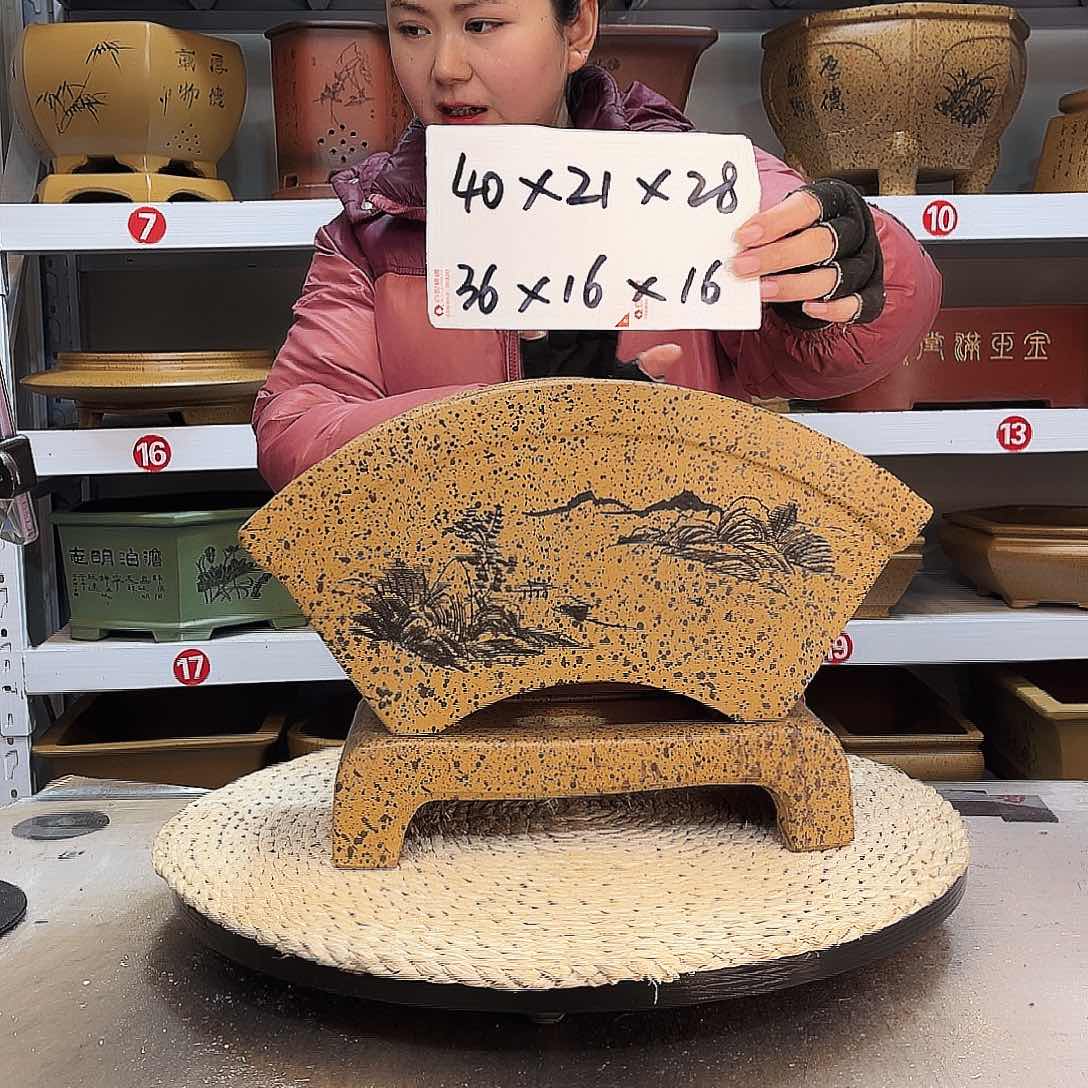 紫砂花盆紫砂花盆