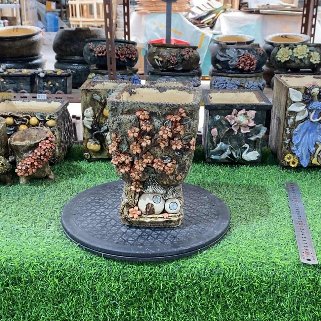 红陶青藤花器多肉花盆