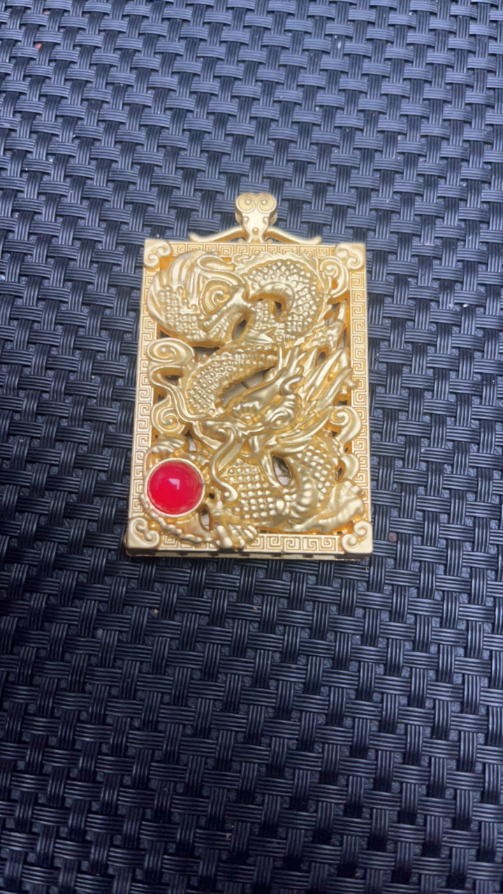 K5精品南红龙牌吊坠