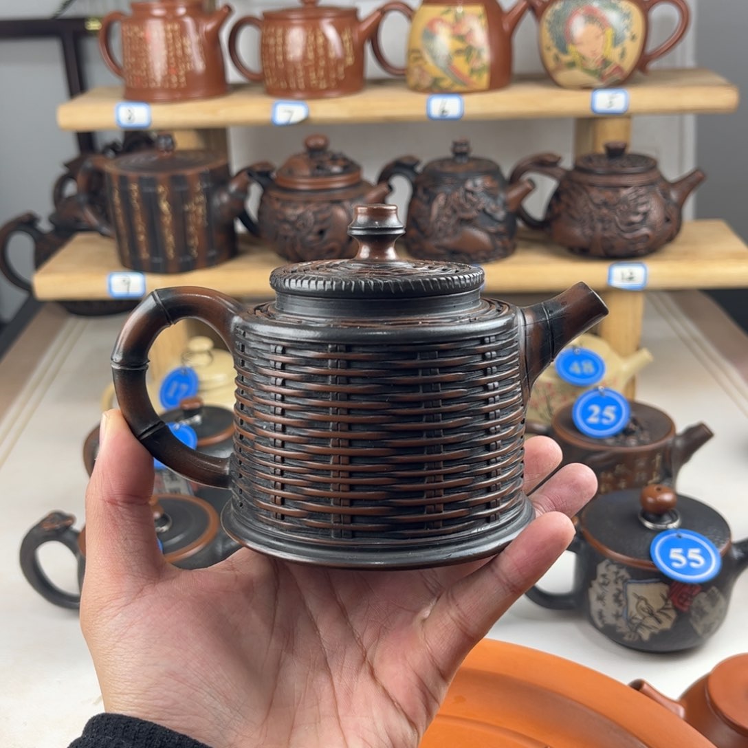 壶260cc 建水紫陶全手工制作，老匠人传承手艺