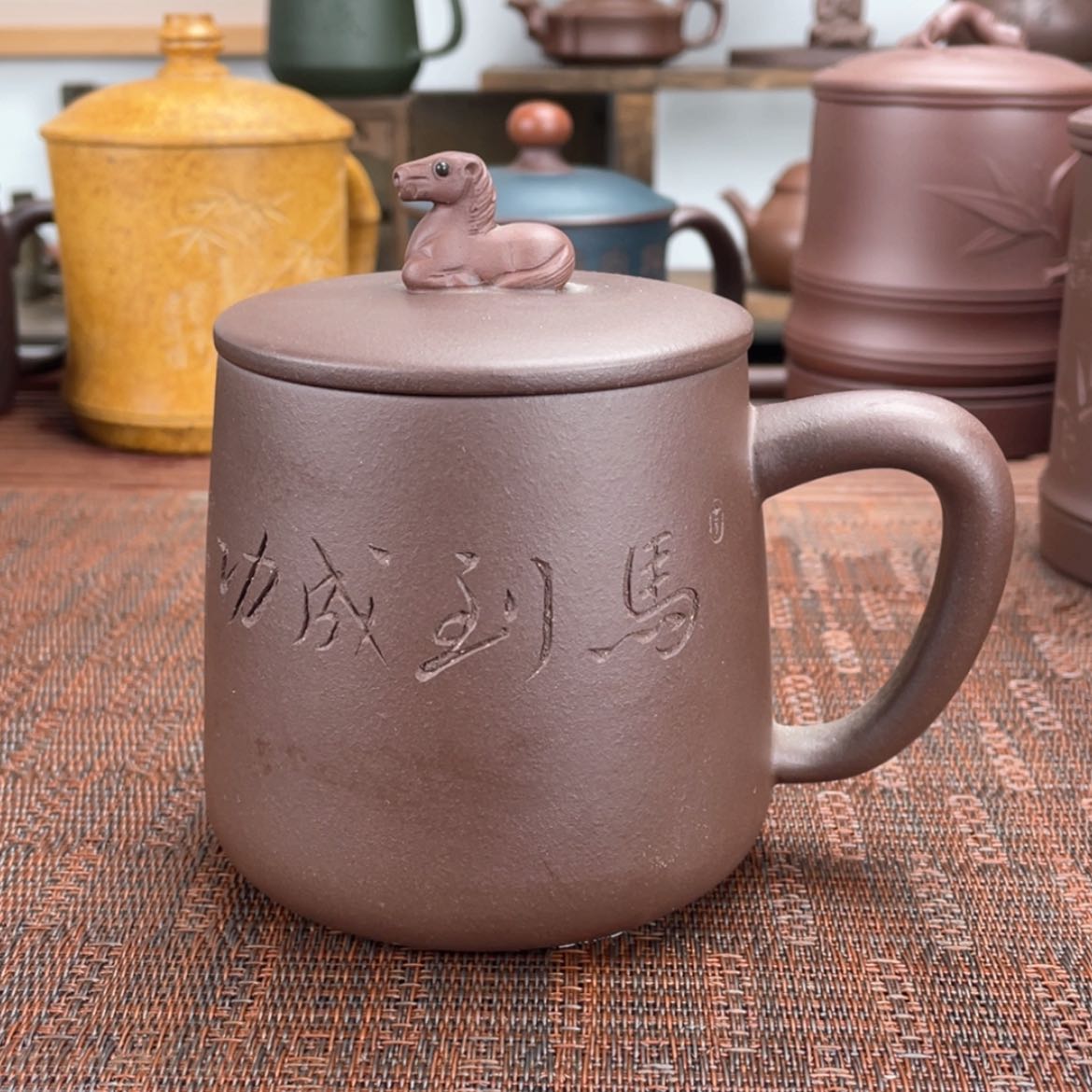 【闪购商品】紫砂茶杯宜兴原矿紫砂盖杯微瑕