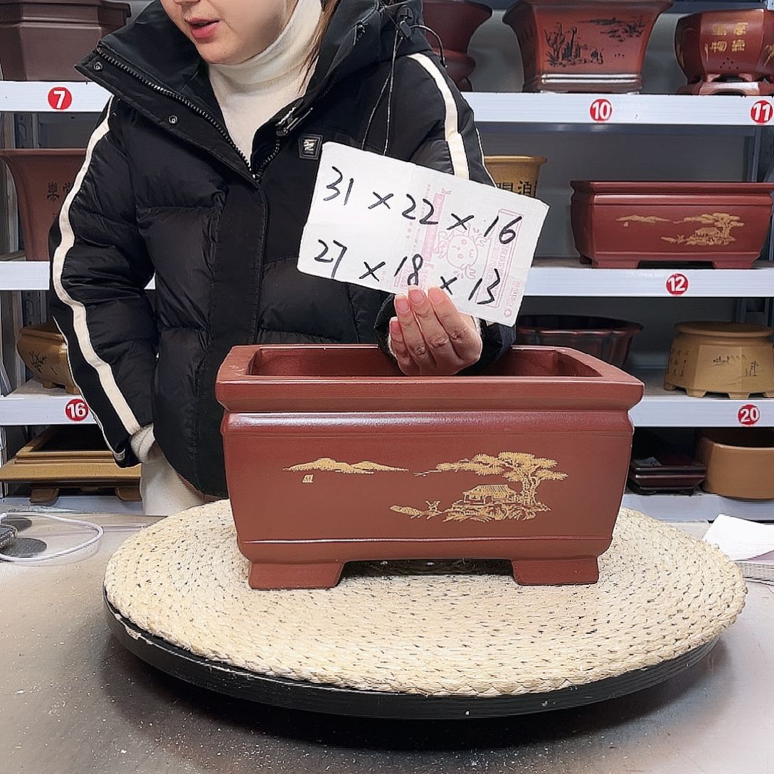 紫砂花盆紫砂花盆