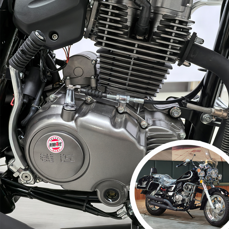 【定车非全款】钱江风暴太子摩托车150油冷发动机