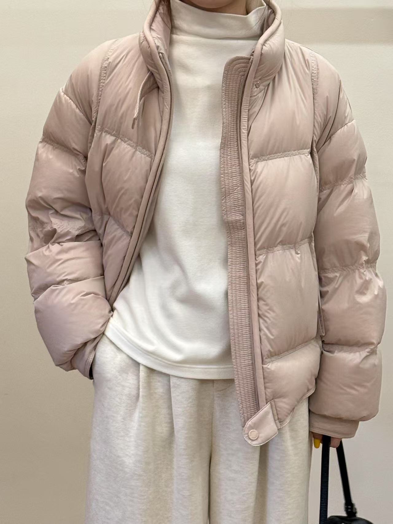 ZHANG&AJH韩版时尚立领泡芙羽绒服25751