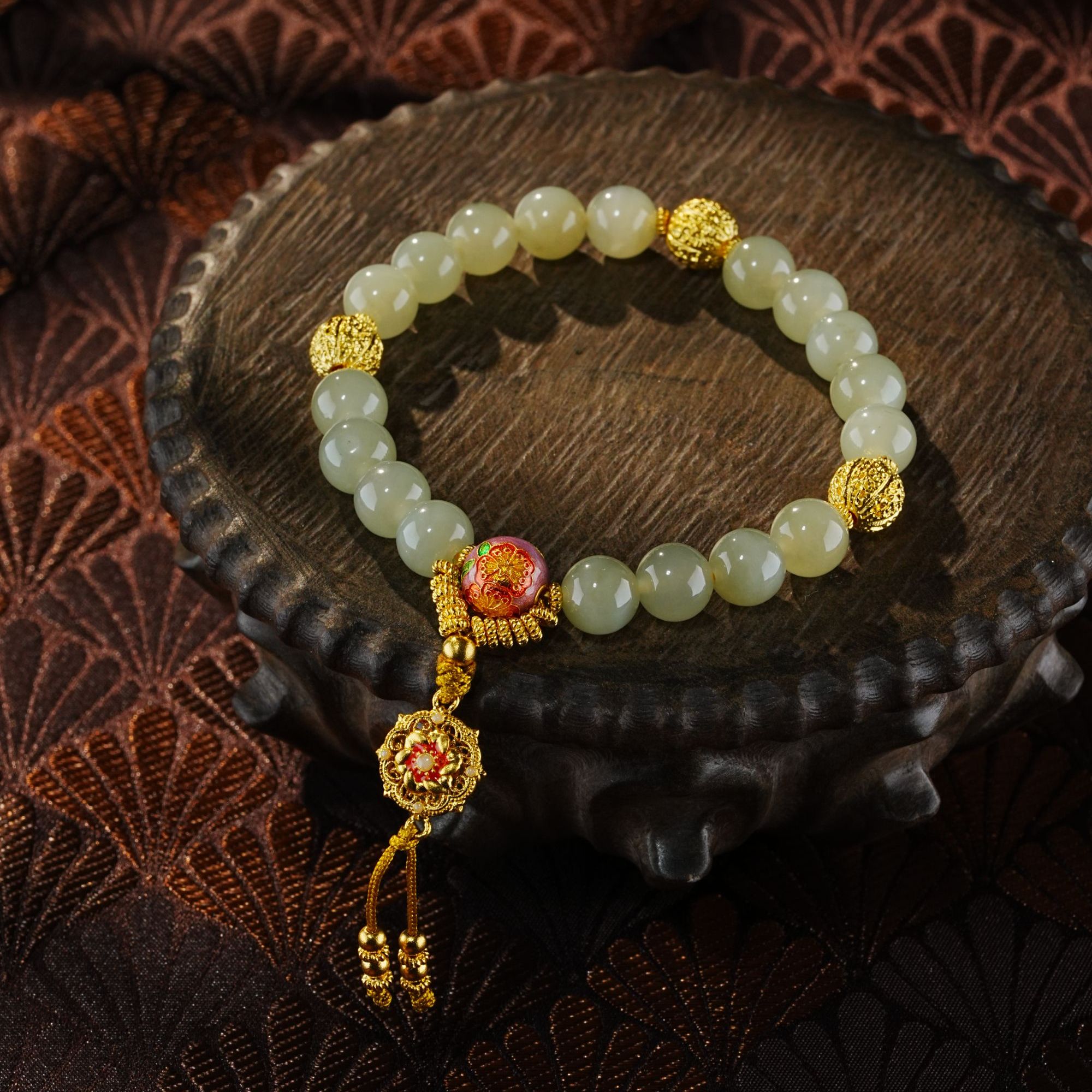 ALLOVE/欧奈芙古法黄金 足金手串【新年新款】YLZ00168