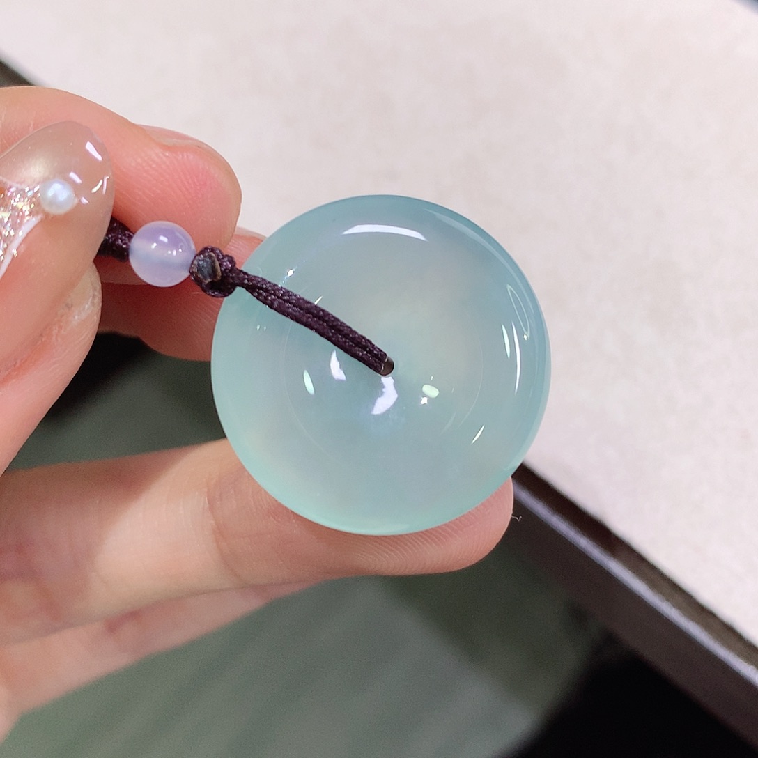 翡翠未镶嵌颈饰23.9-5.7