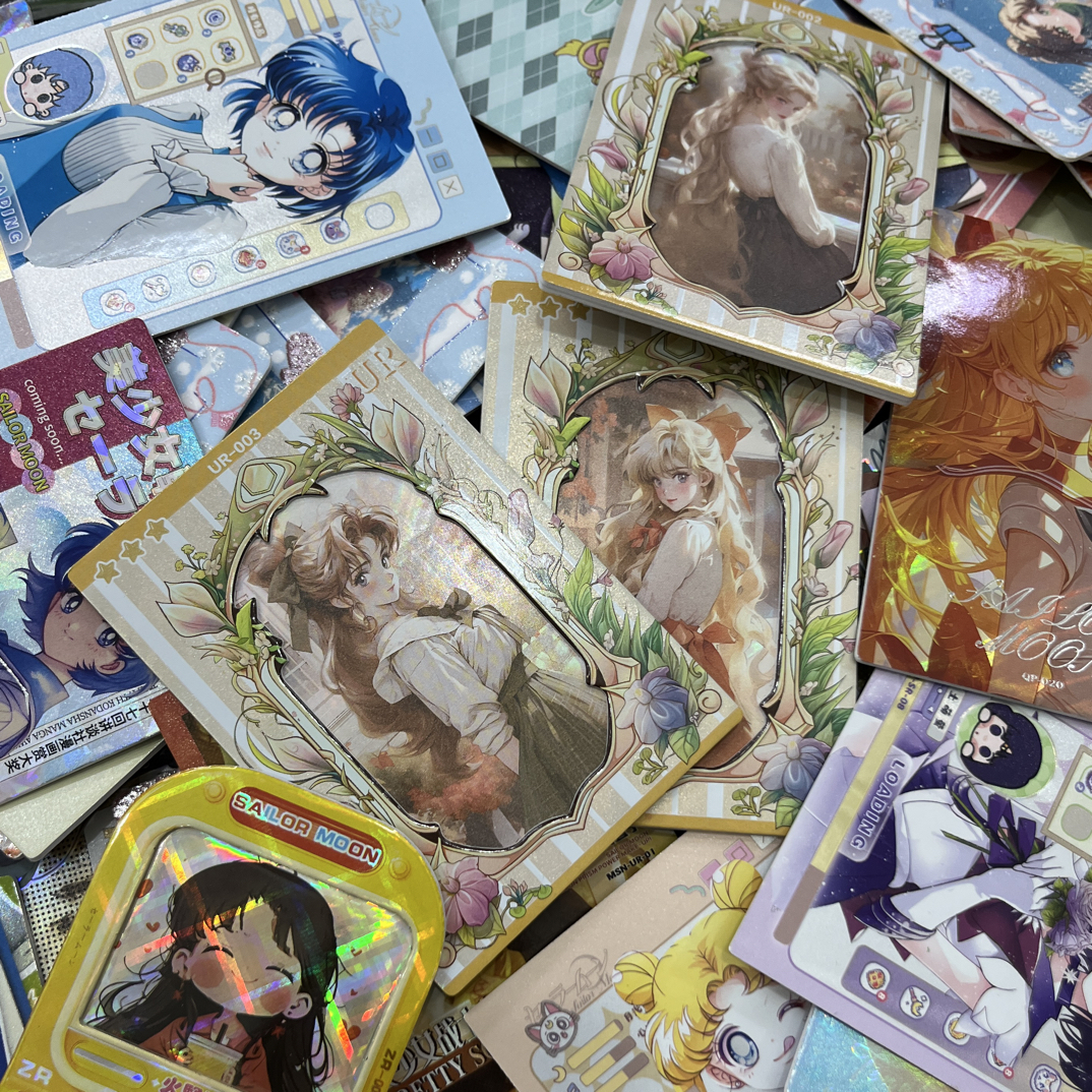 美少女战士杂项动漫卡片，半斤随机装