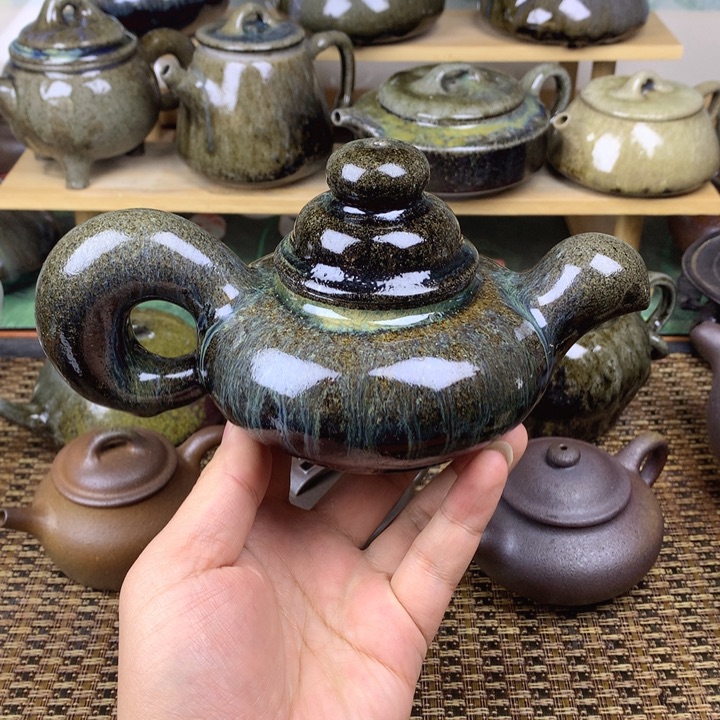 好***林茶壶紫砂裸烧窑宝