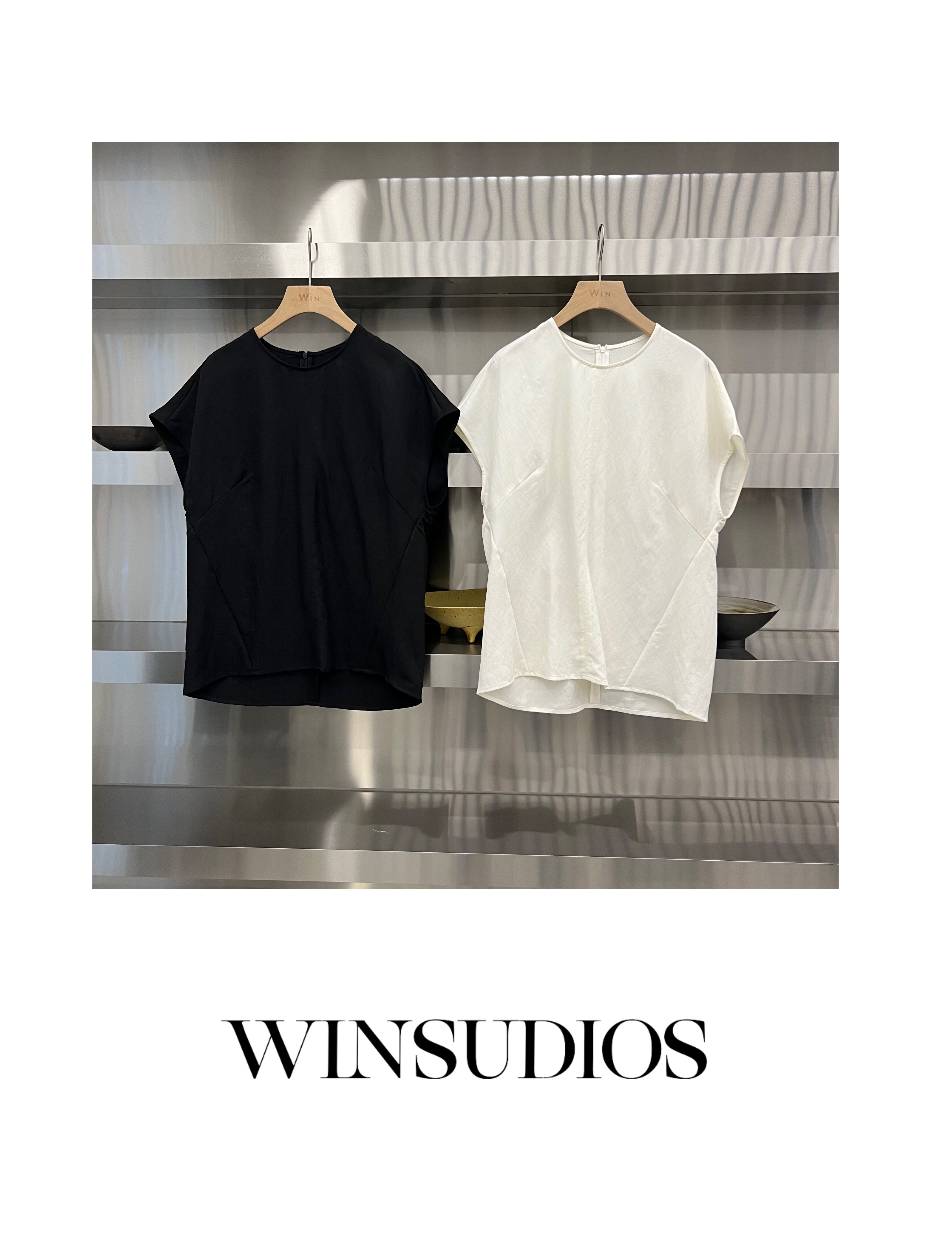 春风拂过【Win小众定制款】圆领不规则设计无袖T恤