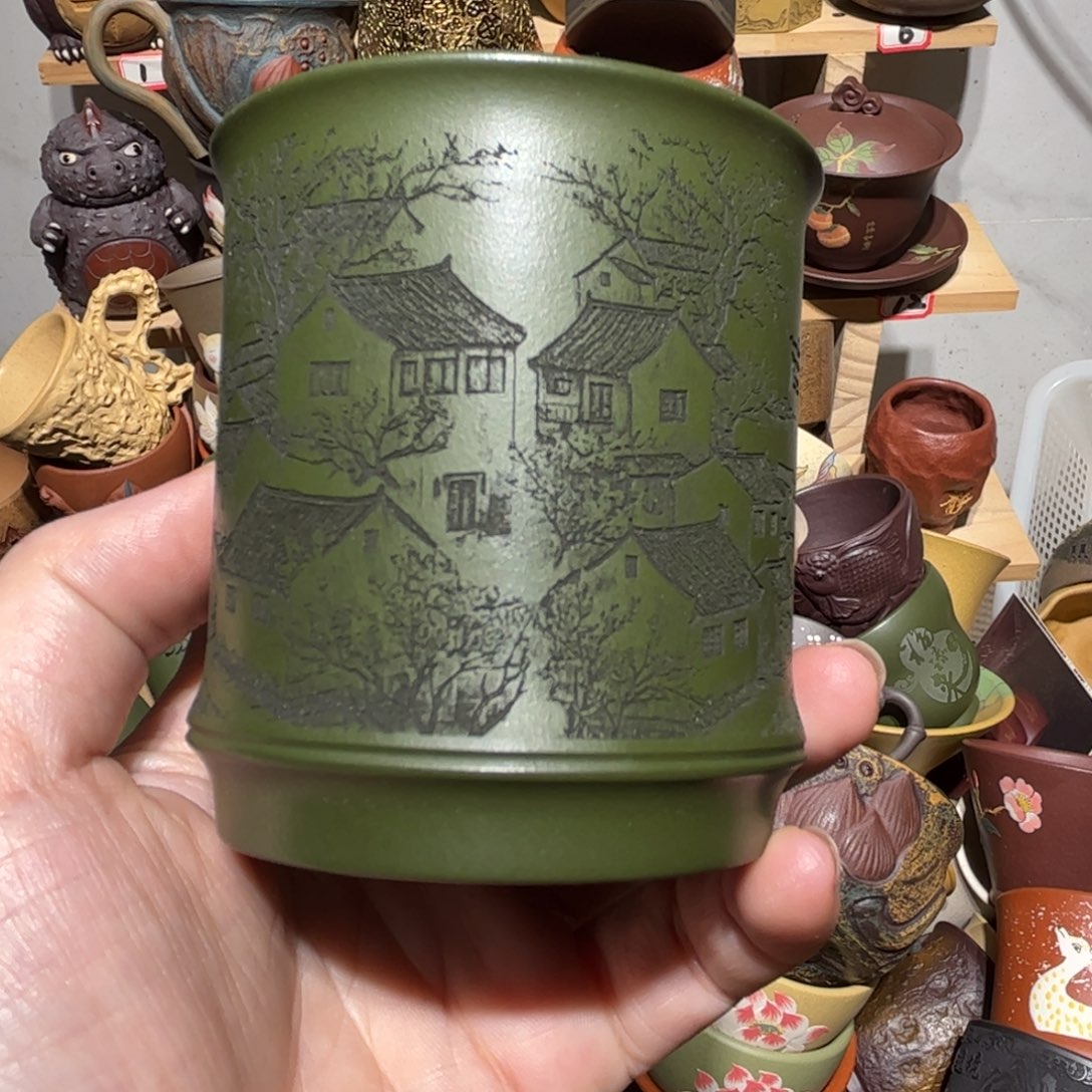 紫砂茶杯宜兴紫砂主人杯