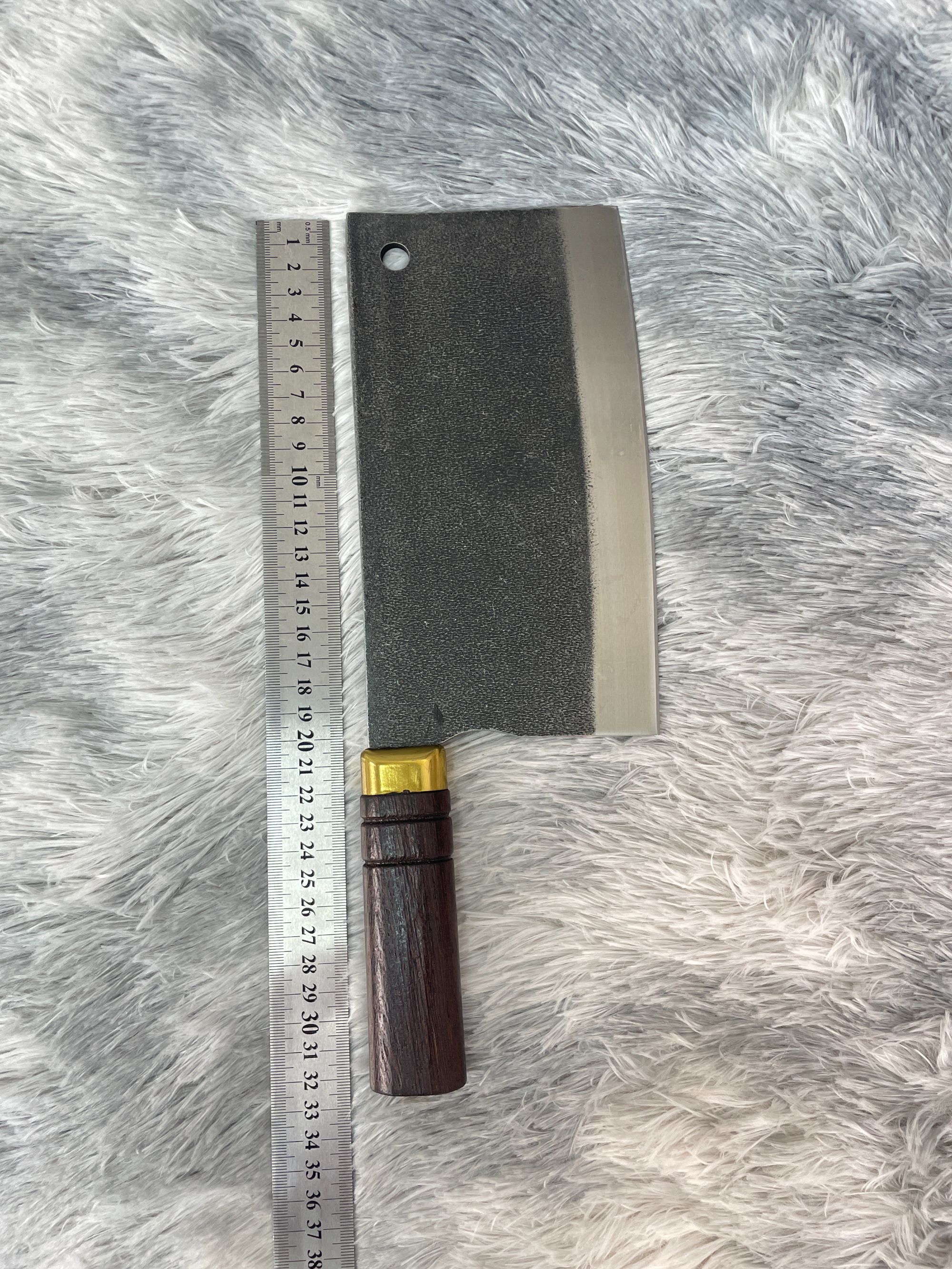 阳江菜刀轴承钢手工锻打家用刀具厨房斩切两用刀厨师超锋利菜刀