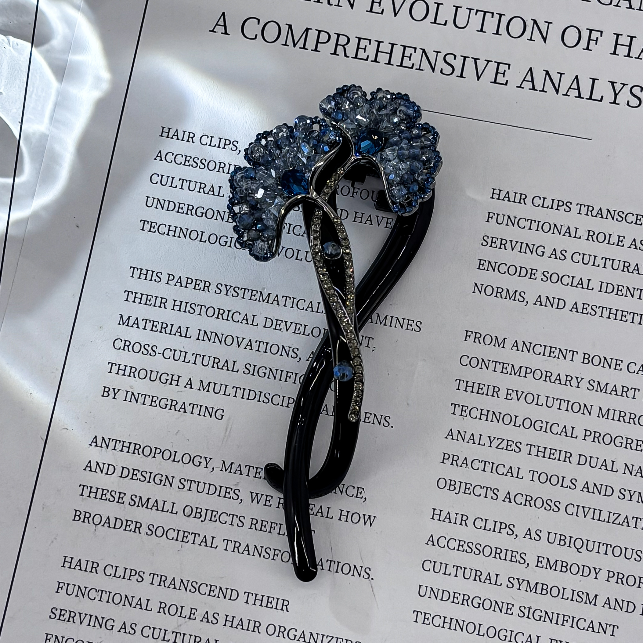 2026满钻银杏叶扭扭夹