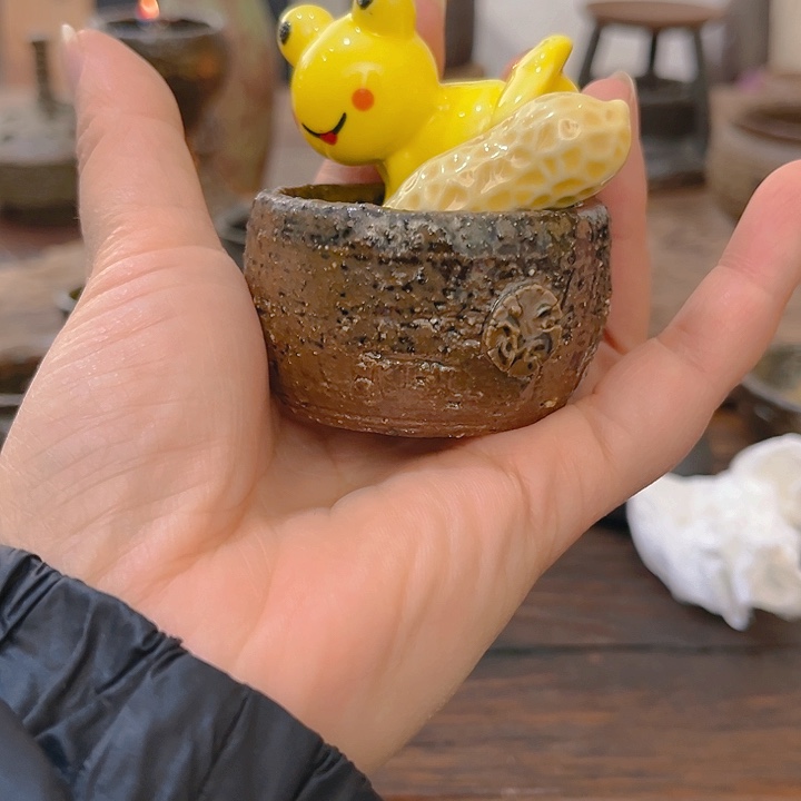 听***风陶小福泥陶艺茶几风