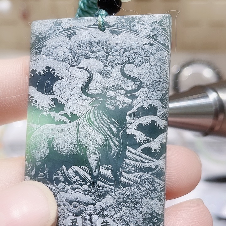 翡翠未镶嵌颈饰天然缅甸翡翠A货吊坠