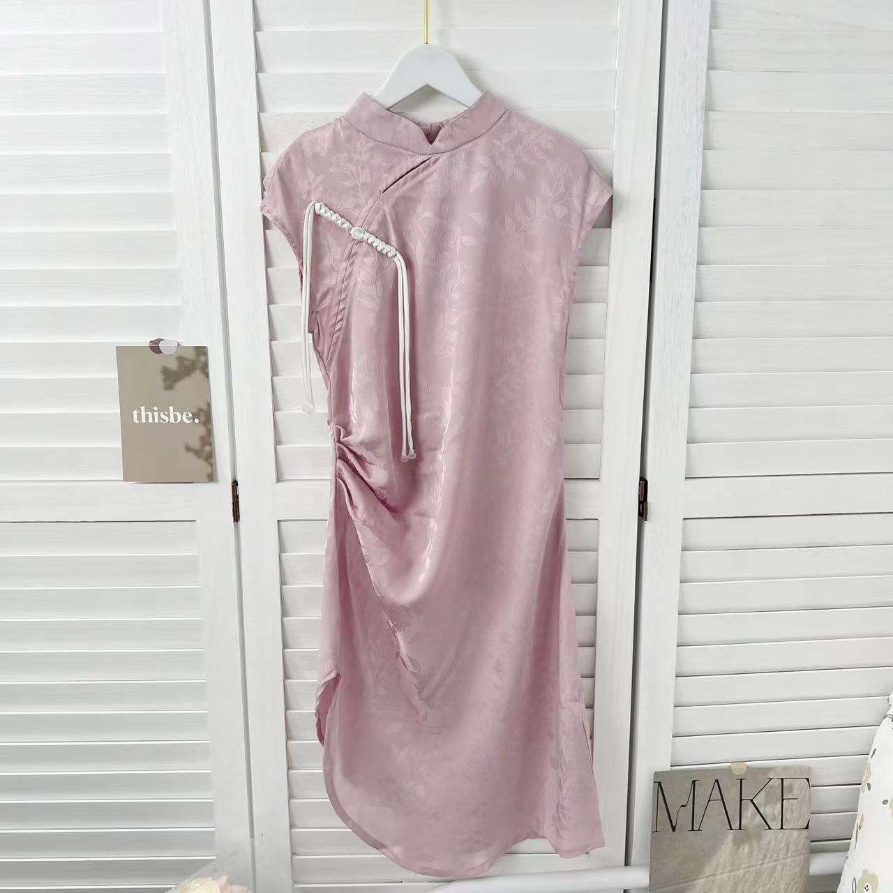女童2025夏季新款复古旗袍连衣裙B1900