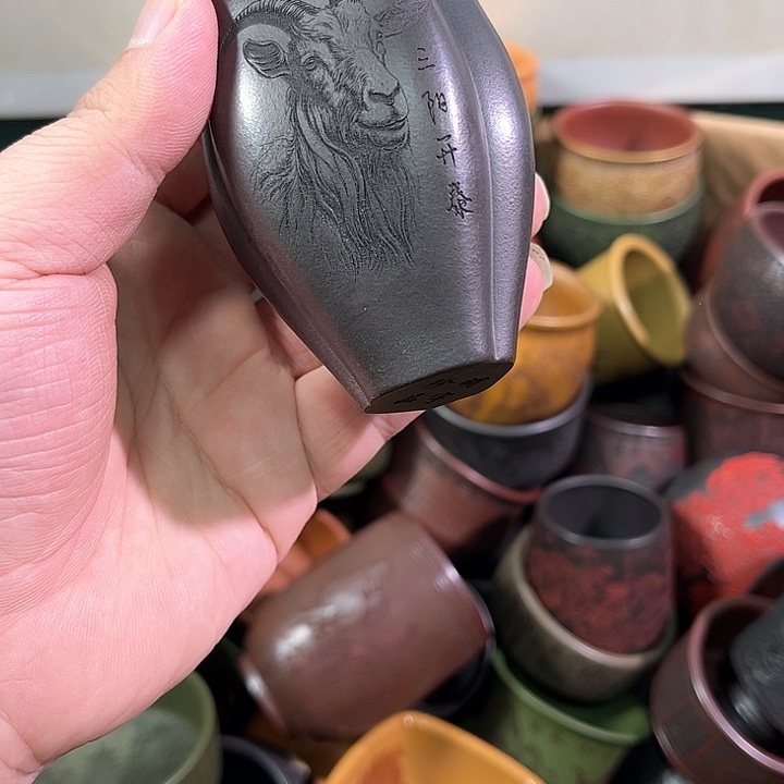 茶杯紫砂全手工紫砂主人杯