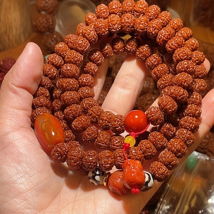 金刚菩提吊坠116玉华108颗原创一物