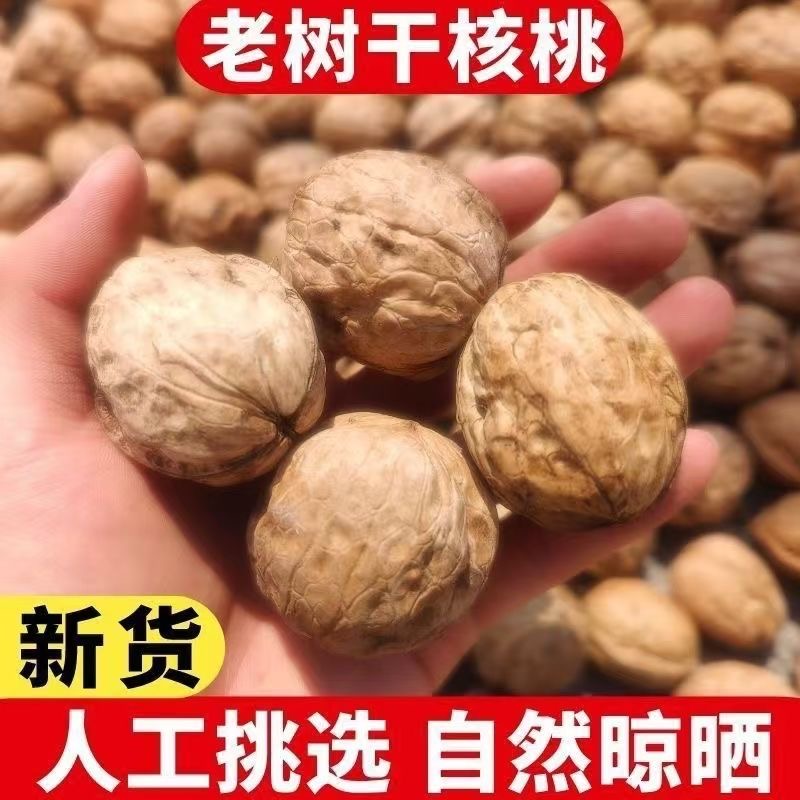 新疆核桃薄皮核桃新货坚果大核桃自然晾晒