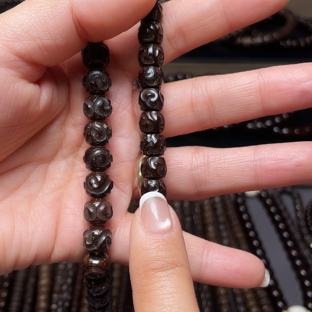 椰蒂手串原生态9-8游龙微棕线