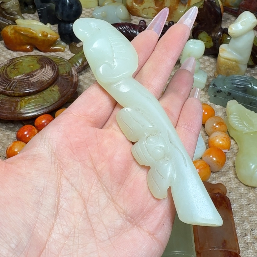 白玉菩提吊坠挂件