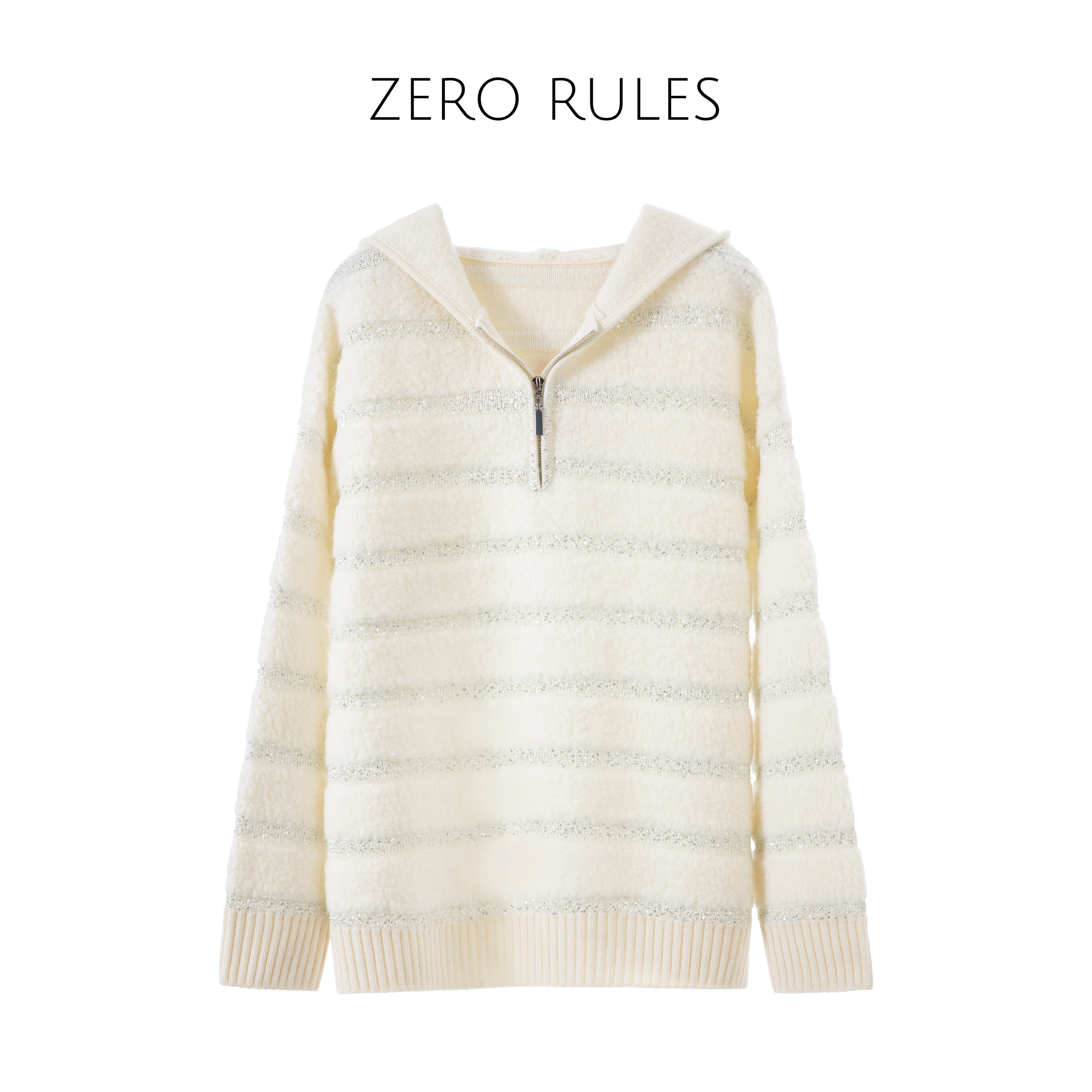 25112263【星河派对连帽毛衣】100绵羊毛 福利！厚与暖连帽毛衣