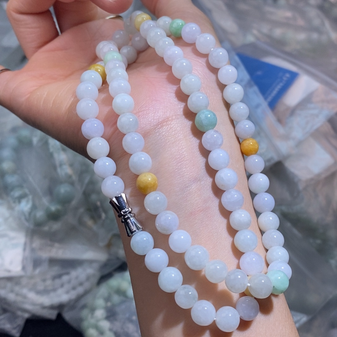 未镶嵌手串翡翠手串