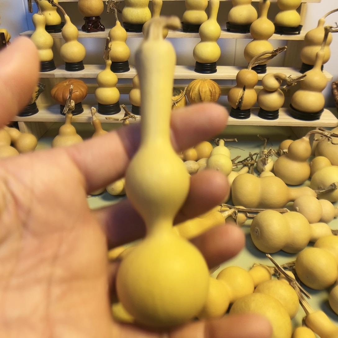 蜡***虎文玩文玩葫芦手把件
