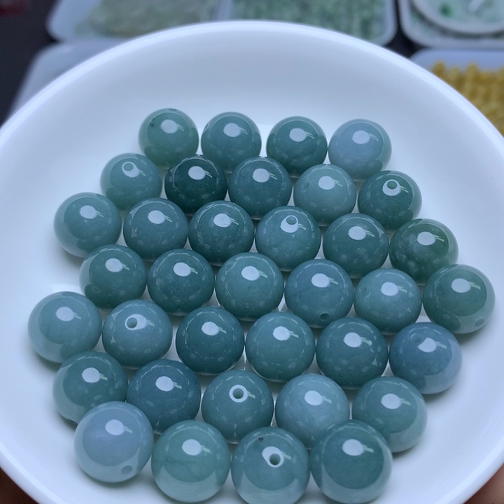 散珠翡翠卡12冰蓝水10个